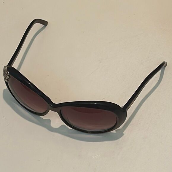 Yves Saint Laurent Paris Oversized Sunglasses Round 6136 Brownish Red Metallic main image 12